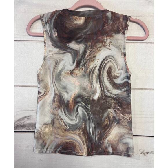 Ellison Top Size SM Sheer Lightweight Stylish - Picture 2 of 6